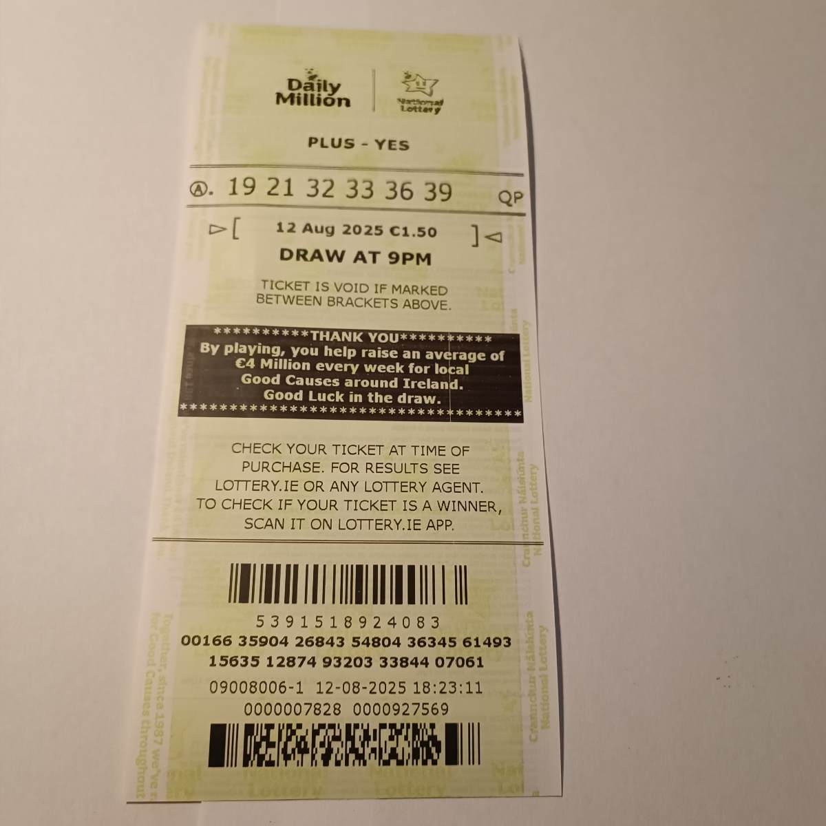 Lotto Euromillions Syndicate by Lucky Syndicates for the 12 August 2025 draw – Coupon 27