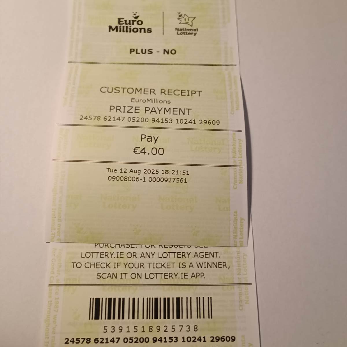 Lotto Euromillions Syndicate by Lucky Syndicates for the 12 August 2025 draw – Coupon 28